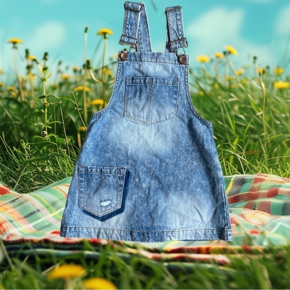Denim& Co Denim Overall Dress
